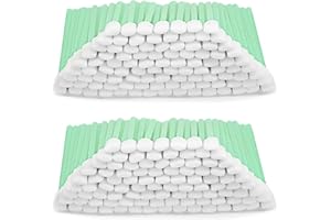 BVN 200 Pezzi Pulizia Tamponi Schiuma, Spugne per Tamponi di Pulizia Rettangolari per Stampante a Getto d'Inchiostro, Testina di Stampa, Fotocamera, Obiettivo Ottico, Apparecchiature Ottiche, Verde