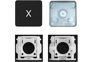 CTBDZ Individuelle Tastenkappe mit Scharnier Ersatz für (M1 M2) MacBook Pro A2141 A2251 A2289 A2338 A2442 A2485, ersetzt für MacBook Air A2179 A2337 A2681 Tastatur-Tastenkappe (X-Taste)