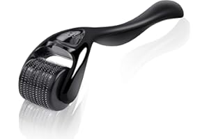 GENERIC Derma Roller For Hair Growth| Microneedling Roller for Face Body Scalp| Derma Roller for Men & Women| Micro Needling Roller 540 Titanium Needle Home Use, Acne Marks, Cellulite Treatmment (0.5mm)