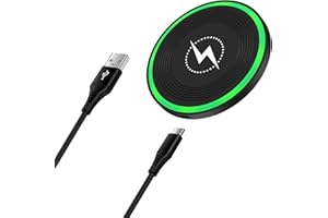 VEDFOAD 15W Induktive Ladestation Wireless Charger,Qi Ladestation Handy Kabelloses Ladegerät LadePad Induktionsladegerät für Google Pixel 9/8/8 Pro/7/6/5XL,Samsung Galaxy S25/S24/S23/S22/S21,iPhone 16 pro/15