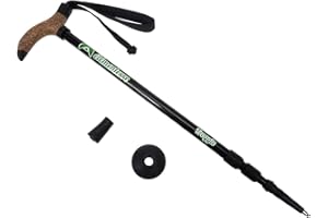 Elementerre - Canne de Randonnee Antichoc - Bâton Marche Vendu à l'unité