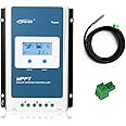 EPEVER MPPT Solar Charge Controller 10A 12V/24V Auto Work Max. PV 60V Solar Panel Regulator with LCD Display for Gel AGM Flooded Sealed Lithium Battery (Tracer1206AN)