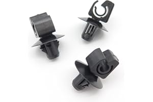 VVO Fasteners Plastic Brake Line Clip, Black (Pack of 10)