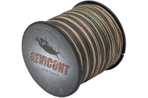 GEVICONT Línea de pesca trenzada de 8 hebras, multifilamento, 100 m, línea de polietileno, tejido súper fuerte, 109 yardas, cable de 10 libras a 300 libras