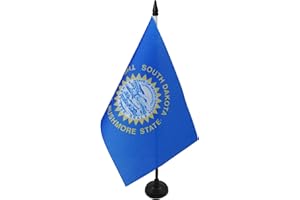 AZ FLAG Drapeau de Table Dakota du Sud, 21cm x 14cm