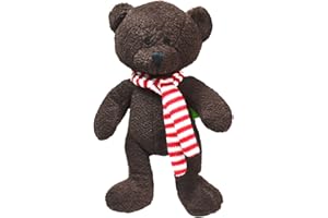 SCARLAROO.COM Scarlaroo Little Dave Teddy Bear Plush Dog Toy for Puppy and Small Dogs