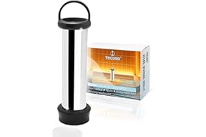 tecuro Standrohr für Ablaufventile 1 1/2 Zoll x 140 mm Länge, für Duschablauf, Spüle, Ausgussbecken, Messing verchromt