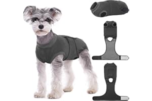 Kuoser Body per Cani Dopo Op Cane Femmina Body per Cani Dopo Castrazione Cane Maschio Body per Cani Dopo Op, Body Traspirante per Cani Dopo Op Cane Maschio Body per Cane Dopo Castrazione Cane Femmina