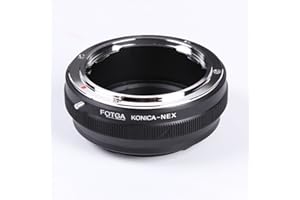 FOTGA Bague d'adaptation pour monture d'objectif Konica vers Sony NEX-3 NEX-1 E