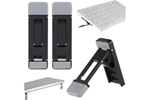 UIEXAY 2 PCS Support Ordinateur Portable, Support Ergonomique Pied Aluminium Compatible avec Air, Pro, Dell, HP, Lenovo