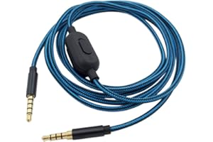Xingsiyue Sostituzione Cavo per Astro A10 A40 A30 Gaming Cuffia/PS4/Xbox One/Nintendo Switch - Controllo Volume Corde con/Funzione Muto