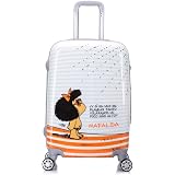 Maleta Mediana 4R Mafalda Tarifa : Amazon.es: Equipaje
