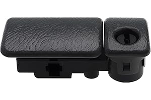 VGOL Maniglia di chiusura per vano portaoggetti 73430-76811-P4Z compatibile con accessori di ricambio interni auto Jimny Vitara Grand Vitara 2000-2018 ABS nero