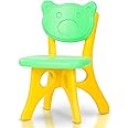 Baybee Chair Strong & Durable Plastic Baby Chair for Kids Home School Study, Portable Activity Chair for Children,Kids,Baby (Weight Handles Upto 100 Kg) (Green)