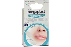 JUANIO Paquet de 15 Patchs Herpes, Patchs lèvres fièvre, Traitement des Boutons de fièvre