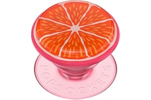 PopSockets: PopGrip - Support et Grip pour Smartphone et Tablette avec Un Top Interchangeable - Jelly Citrus