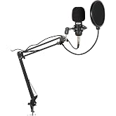 Lastvoice BM800BT Black Kondanser Mikrofon Stand Filtre Ses Kartı