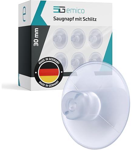 25x 30mm Saugnäpfe Aus PVC – Klare Kunststoff-Sa Produktbild-Vorschau 3