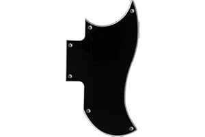 FUQINGHUA Pour Gibson SG Special 2018 OD Mini Humbuckers Pickguard Pickguard (3 plis noir)