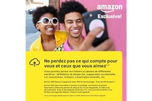 Norton 360 Deluxe + 50 GB extra molnsäkerhetskopiering | 5 enheter | 1 års prenumeration vid automatisk förnyelse | Amazon Exklusiv*