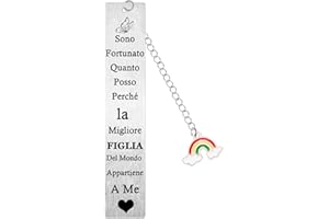 GHLOYZA Regali Di Segnalibri In Famiglia Christmas Per Padre Madre Zio Zia Regali Di Compleanno Per La Figlia Nizia Amante Dei Libri Regali Per Nonno Nonno (Figlia)