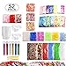 Produktbild poetryer 52 Pack Slime Making Kit Bunte Schaum Ball Granulat Flache Perlen Gold Pulver Candy Papier Lehm Polymer Set Kinder Material Handgemacht
