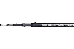 FLADEN CHIEFTAIN BEACH (3.5m / 12ft) Telescopic Casting Surf Sea Fishing Rod (100g to 200g ) for Coastal Shore Fishing