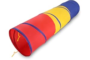 Opret Play Tunnel for Kids, 6ft Pop Up Crawl Through Tunnel for Toddlers Infants with Storage Bag Indoor and Outdoor, Great Birthday Gift for Kids
