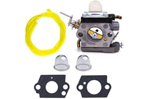 Ewillownm Compatible avec carburateur pour taille-haie Husqvarna 122HD45 122HD60 Redmax CHT220 Jonsered HT2223
