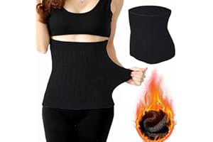 HREDZEO Winter Cashmere Kidney Warmer,Cashmere Knit Warmer Belt Brace Stomach Kidney Warmer Belly Warmer Belt Kidney Protector Belt Thermal Abdominal Belt Elastic Waist Support Belt for Back Pain Relief