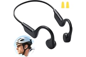 IVCDODVD Lvcdodvd Bone Conduction Headphones Open Ear Headphones Wireless Bluetooth 5.3 IPX5 Waterproof Sports Earphones for Running Gym Workout Hiking Ski Cycling