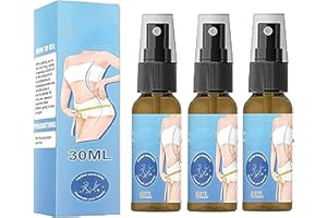 NIHEXO 30ML Anti Cellulite Fat Loss Spray, Fit Plus Skin Tightening Spray, Effective Removal Fat Burner Weight Loss for Thighs, Legs, Abdomen, Arms, Body Slimming Spray for Women and Men (3Pcs)