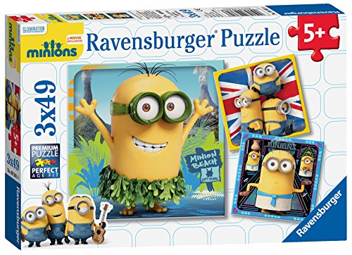 Ravensburger Minions Movie 3x 49pc Jigsaw Puzzles