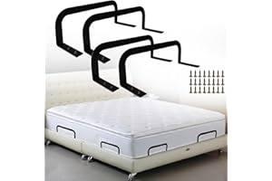 Sibosen 4Pcs Mattress Retainer Bar,Mattress Slide Stopper,Bed Mattress Retainer,Keep Mattress Stopper from Sliding Slide Stopper to Prevent Sliding Holder in Place Gripper Easy to Installation