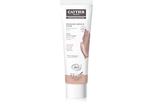 CATTIER Masque Argile Rose - bio Douceur,Hydratant - 100ml Pour Apaisant