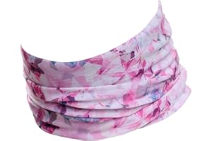 Hilltop Echarpe multifonction Tour de cou de sport - Couvre-chef - Snood pour homme et femme - 100% polyester - Motifs cool et couleurs tendance