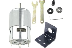 CONQUERALL 775 DC Motor Ball Bearing grande coppia ad alta potenza 12V 6000RPM/ 24V 12000RPM motore con lama di sega set di bielle e staffa