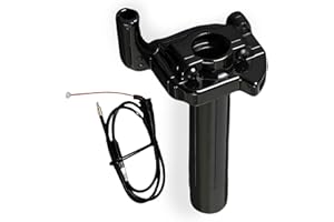 Swsdee Throttle Grip with Throttle Cable Replacement, 22mm, for 50cc-250cc Dirt Bike, ATV, Quad