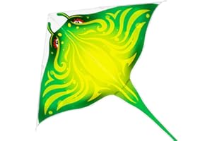 Mint's Colorful Life Cerf-volant Devil Fish pour enfant et adulte (Vert)