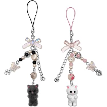 FOSDICK 2 Stuks Telefoonhangers – Zeestar En Kokospatroon, Polsband Met Koord, Anti-verlies, Geschikt Als Sleutelhanger Of Cameradecoratie