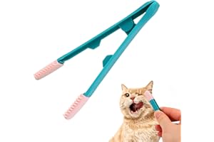 VALICAER Katzenkämme Tränenfleck Pinsel Removing Eye Crust And Mucus Wiederverwendbarer Pet Eye Comb Brush Weichgummi-Bürstenkopf TPE Handheld Pet Tears Stain Remover For Dogs And Cats