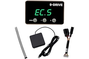 HPEVA Throttle Controller, 9 Drive Throttle Controller, Intelligent Electronic Racing Pedal Accelerator for AUDI A3 A6 VW SKODA SEAT PORSCHE