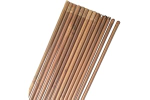 MILAEM 12 pièces 32 Pouces Bambou Arbres de tir à l'arc flèche pour DIY Chasse flèche diamètre 8