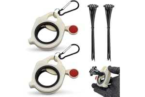 EIROVYA 2 organizer per fascette con cerniera, in metallo leggero, per fascette fermacavi, per cintura, strumento per cravatte, con 20 fascette, 22 pezzo