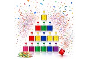 TK Gruppe Timo Klingler 20x Party BUNT Schampus Popper Schampusknaller Tischfeuerwerk Partypopper für Partys & Silvester Kat. F1 für Jugendlichen & Kinder 2026