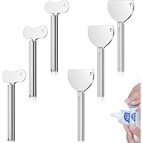 Relota 2 Pièces Presse Tube Dentifrice en Acier Inoxydable 304, Distributeur de Dentifrice avec Support de Siège, Dentifrice à Tube Roulant Presse, Tube Squeezer pour Onguents Peintures Cosmétiques Relota 2 Pièces Presse Tube Dentifrice en Acier Inoxydable 304, Distributeur de Dentifrice avec Support de Siège, Dentifrice à Tube Roulant Presse, Tube Squeezer pour Onguents Peintures Cosmétiques