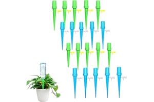 PTBWS 20 Pcs Irrigation Goutte à Goutte Kit,Système d'irrigation des Plantes,Arrosage Goutte a Goutte avec Vannes réglables,Goutte à Goutte Bouteille,pour Jardin Maison Intérieur Extérieur