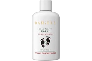 D A H B E L L Callifugo per piedi liquido per rimozione calli duroni piedi secchi e screpolati occhio di pernice dahbell