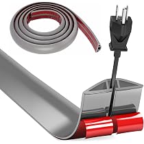 Cache-Câble Autocollant 2M - Goulotte Flexible Pour Fils Au Sol Ou Mur