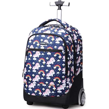 Sac à Dos Scolaire Sirène Coloré - Pour Enfants, Ados - Compartiment Ordinateur 15,6" - Polyester Résistant